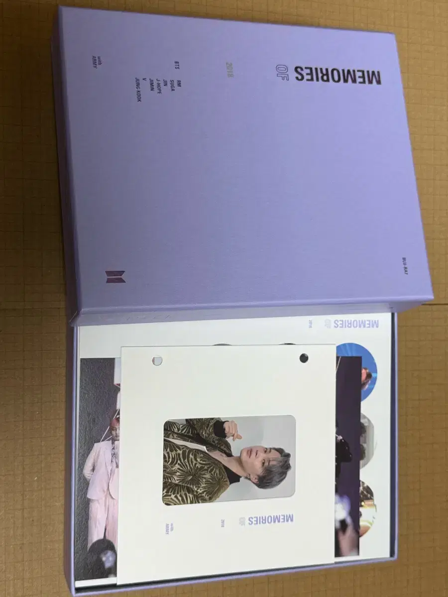 방탄 BTS 2018 메모리즈 블루레이 지민 Jimin 포카 poca